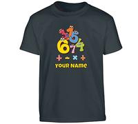 Gift Hub Personalised Kids Boys Girls Number Math Day T-Shirt Maths Symbol Childrens School Fun Tee Black - Youth Medium (Age 7-8)