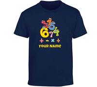 Gift Hub Personalised Kids Boys Girls Number Math Day T-Shirt Maths Symbol Childrens School Fun Tee Navy Blue - Youth Medium (Age 7-8)