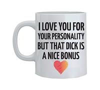 Gift Hub Print Maniacs Valentines Day Funny Mug - His Her Love Romantic Girlfriend Boyfriend Anniversary Husband Wife Coffee Tea Cup Gift