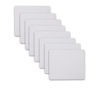 Gift Hub Sublimation Mouse Pads Blank Rectangular White | Anti-Slip Rubber Mouse Mat for Office Laptop Computer Gaming | Transfer Heat Press Printing Crafts 23 x 19 x 0.3cm Polyester Rubber (8-Pcs)
