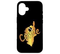 Gift idea souvenir card and symbol of the Corsican flag Case for iPhone 16