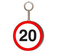 Gift Insanity 20 SPEED SIGN BIRTHDAY 20 55mm KEYRING BOTTLE OPENER