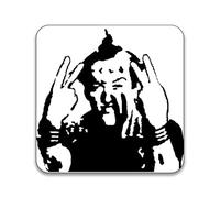 Gift Insanity Adrian Edumdson Two Finger Salute Pop Art 55mm x 55mm Square Fridge Magnet