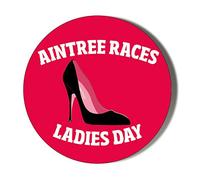 Gift Insanity AINTREE RACES LADIES DAY 45mm Novelty Badge