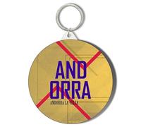 Gift Insanity ANDORRA - ANDORRA LA VELLA - 45mm Short Chain Mirror Keyring