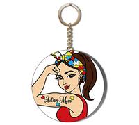Gift Insanity AUTISM AWARENESS ROSIE THE RIVETER 58mm KEYRING BOTTLE OPENER