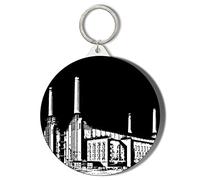 Gift Insanity BATTERSEA POWER STATION - POP ART - BLACK BACKGROUND - 58mm Keyring