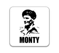 Gift Insanity Bernard Montgomery Monty Of Alamein WW2 Field Marshall 55mm x 55mm Square Fridge Magnet
