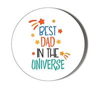 Gift Insanity BEST DAD IN THE UNIVERSE 38mm Novelty Badge