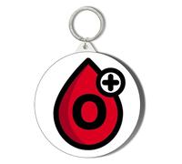 Gift Insanity BLOOD TYPE O POSITIVE 45mm Keyring