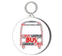 Gift Insanity BUS WANKER COLLAGE SHORT CHAIN KEYRING BOTTLE OPENER