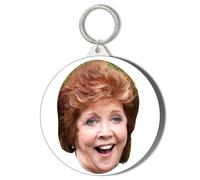 Gift Insanity CILLA BLACK FACE 45mm Short Chain Mirror Keyring