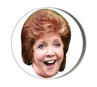 Gift Insanity CILLA BLACK FACE 77mm Novelty Badge