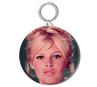 Gift Insanity CLASSIC SEX SYMBOL BRIDGET BARDOT FACE 45mm Keyring