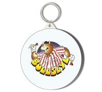 Gift Insanity CLASSIC TV - BULLSEYE LOGO - 45mm Short Chain Mirror Keyring
