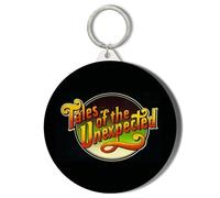 Gift Insanity CLASSIC TV - TALES OF THE UNEXPECTED LOGO - 45mm Short Chain Mirror Keyring