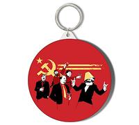 Gift Insanity COMMUNIST LEADERS PARTYING AT THE COMMUNIST PARTY! LARGE 58mm ROUND KEYRING