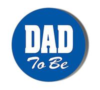 Gift Insanity DAD TO BE LETTERING 45mm novelty badge