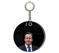 Gift Insanity DAVID CAMERON NUMBER 10 DOWNING STREET 58mm KEYRING BOTTLE OPENER