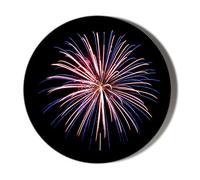 Gift Insanity FIREWORKS CENTRE CASCADE 58mm novelty badge