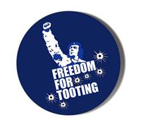 Gift Insanity FREEDOM FOR TOOTING CITIZEN SMITH 45mm fridge magnet