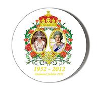 Gift Insanity GOLDEN JUBILEE 2012 QE2 45mm SUPER SAFE CLIP BADGE