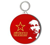Gift Insanity HO CHI MIN VIETNAM FLAG 45mm Keyring