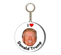 Gift Insanity I Love Donald Trump - Red Heart - 58mm Keyring Bottle Opener