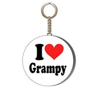 Gift Insanity I LOVE GRAMPY 58mm Long Chain KEYRING BOTTLE OPENER
