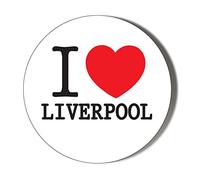Gift Insanity I LOVE LIVERPOOL 77mm Fridge Magnet