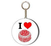Gift Insanity I LOVE TUNNOCKS TEACAKES 58mm CHAIN KEYRING BOTTLE OPENER