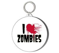 Gift Insanity I LOVE ZOMBIES 45mm Keyring