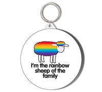 Gift Insanity I'M THE RAINBOW OF THE SHEEP FAMILY 45mm Keyring