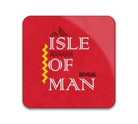 Gift Insanity Isle Of Man Caital City Douglas Poster 55mm x 55mm Square Fridge Magnet