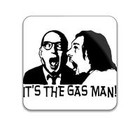 Gift Insanity It's The Gas Man - Bottom 55mm x 55mm Square Fridge Magnet