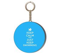 Gift Insanity KEEP CALM AND JUST KEEP SWIMMING 58mm KEYRING BOTTLE OPENER