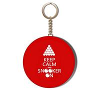 Gift Insanity KEEP CALM AND SNOOKER ON 58mm KEYRING BOTTLE OPENER