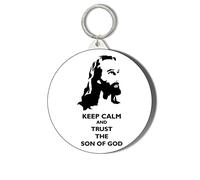 Gift Insanity KEEP CALM AND TRUST THE SON OF GOD 45mm Keyring