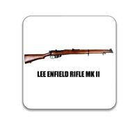 Gift Insanity Lee Enfield Rifle - WW2 British Army 55mm x 55mm Square Fridge Magnet