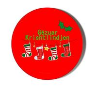Gift Insanity MERRY CHRISTMAS ALBANIAN STOCKINGS 77mm Fridge Magnet