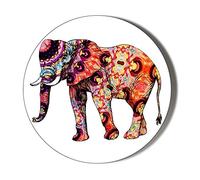 Gift Insanity MULTICOLOURED POP ART ELEPHANT Large 58mm Round Fridge Magnet