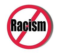 Gift Insanity NO TO RACISM 45mm Medium NOVELTY BADGE