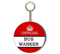 Gift Insanity OFFICIAL BUS WANKER 55mm KEYRING BOTTLE OPENER