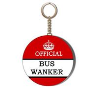 Gift Insanity OFFICIAL BUS WANKER 58mm CHAIN KEYRING BOTTLE OPENER