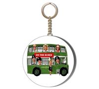 Gift Insanity ON THE BUSES - FAN ART - GREEN BUS CHARACTERS - 55mm Keyring Bottle Opener