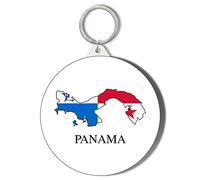 Gift Insanity PANAMA FLAG MAP 45mm SMALL KEYRING