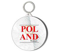 Gift Insanity POLAND - WARSAW - 45mm Short Chain Mirror Keyring