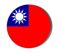 Gift Insanity REPUBLIC OF CHINA FLAG 58mm Novelty Badge