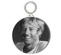 Gift Insanity ROBERT REDFORD HEAD SHOT CLASSIC IDOL 45mm Short Chain Mirror Keyring