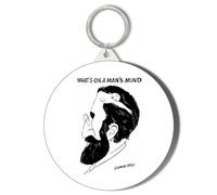 Gift Insanity SIGMUND FREUD SHORT CHAIN KEYRING BOTTLE OPENER